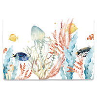 SET TOVAGLIETTE 4PZ CORAL LIBERTY 30X45 Tellini S.r.l. Ingrosso Abbigliamento
